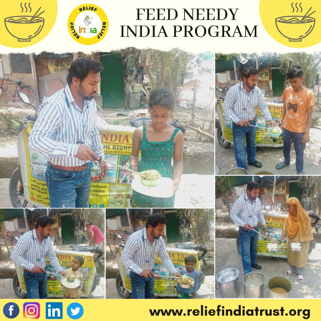 ReliefIndia's tweet photo. Through our Feed Needy India Program, we are reaching hearts, not just filling stomachs. Every meal served carries hope, dignity, and the promise that no one is forgotten.

Together, we can build a kinder world—one meal at a time. 🍛✨
Be the reason someone smiles today. https://t.co/IA8pcoTA8N