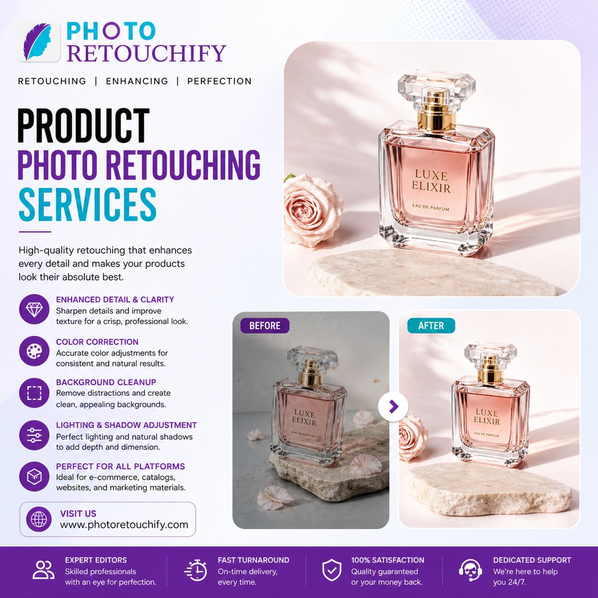 PhotoRetouchify's tweet photo. 𝐌𝐚𝐤𝐞 𝐲𝐨𝐮𝐫 𝐩𝐫𝐨𝐝𝐮𝐜𝐭𝐬 𝐢𝐦𝐩𝐨𝐬𝐬𝐢𝐛𝐥𝐞 𝐭𝐨 𝐢𝐠𝐧𝐨𝐫𝐞 🛒
1. Clean &amp; polished look
2. Perfect for e-commerce
3. High-end professional finish
Your product deserves to look its best.
Website: https://t.co/wxyTeyOoR6
Contact us: info@photoretouchify.com https://t.co/SFQIbO66uK