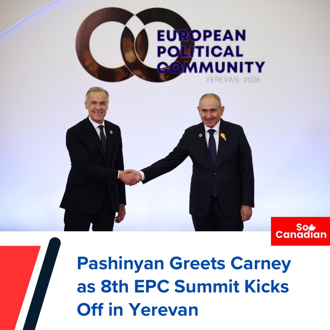 SooCanadian's tweet photo. The 8th European Political Community (EPC) Summit officially opened in Yerevan, bringing together leaders from across Europe and partner countries for discussions on regional security, cooperation, and shared challenges. #EPCYerevan2026 https://t.co/OpnQcyD2B6