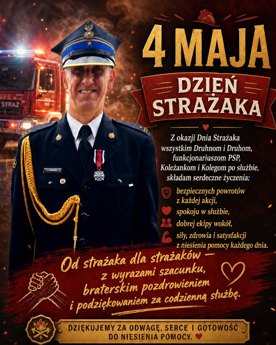 Kubiak_PSP's tweet photo. „Nigdy nie Zagaśnie” 👨🏻‍🚒🚒 https://t.co/xyY7MAtdbT