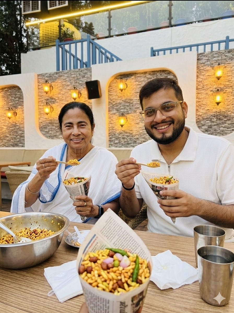 Today's Jhaalmuri is on me🌶️🤣
#BengalResult2026 
#WestBengalLegislativeAssemblyelection2026