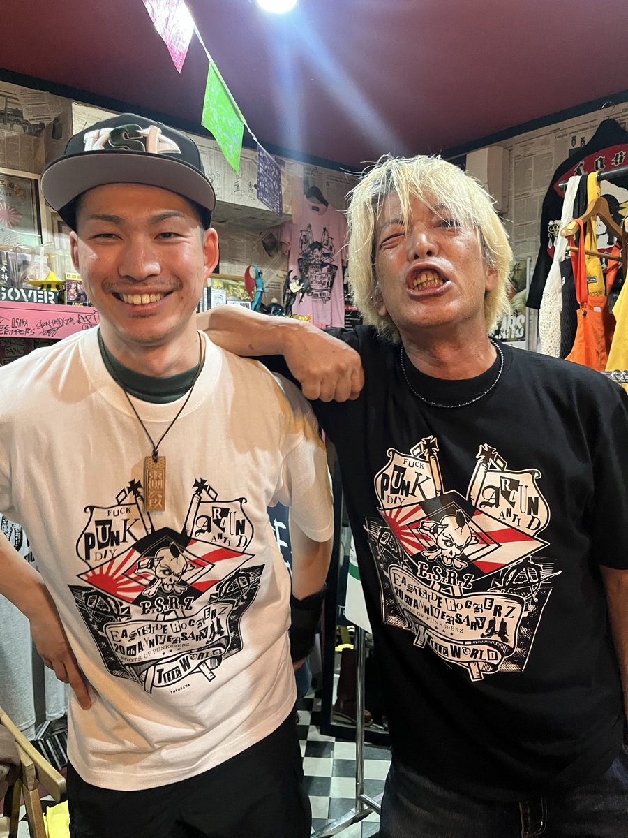 EASTSIDE ROCKERZ 20th ANNIVERSARY Tee (model) THE JIMMY JETS