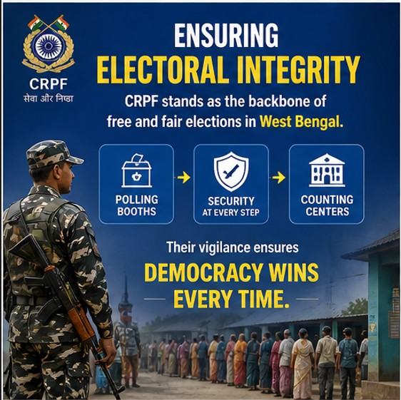 Radhika091786's tweet image. #CRPF: Shielding the counting process with vigilance.

#CRPF_For_Peaceful_Elections 
#electionresult2026 
#HimantaBulldozedCongress #TheStatesmanMandate
Vijay 
#ElectionResults2026