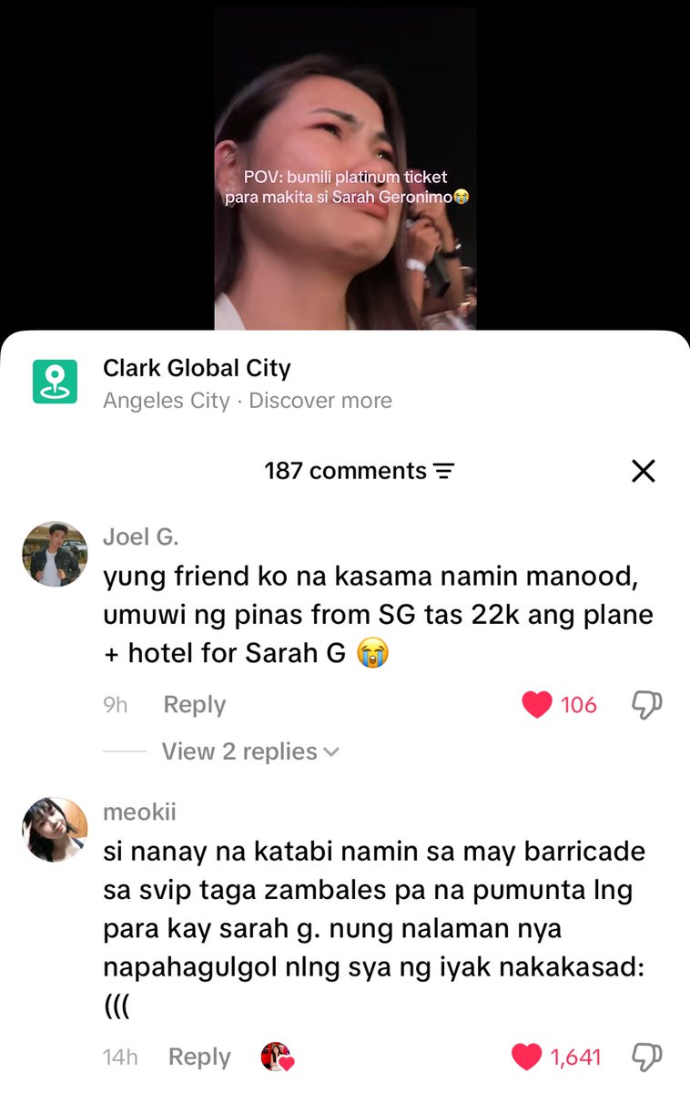 Nakakaiyak naman Popsters!!! Grabe din talaga support ng fans kay Sarah, sana very soon magkareunion na ulit tayo sa solo concert ni <a href="/JustSarahG/">Sarah Geronimo</a> 🥺
25th anniversary na natin on 2028! 🥹