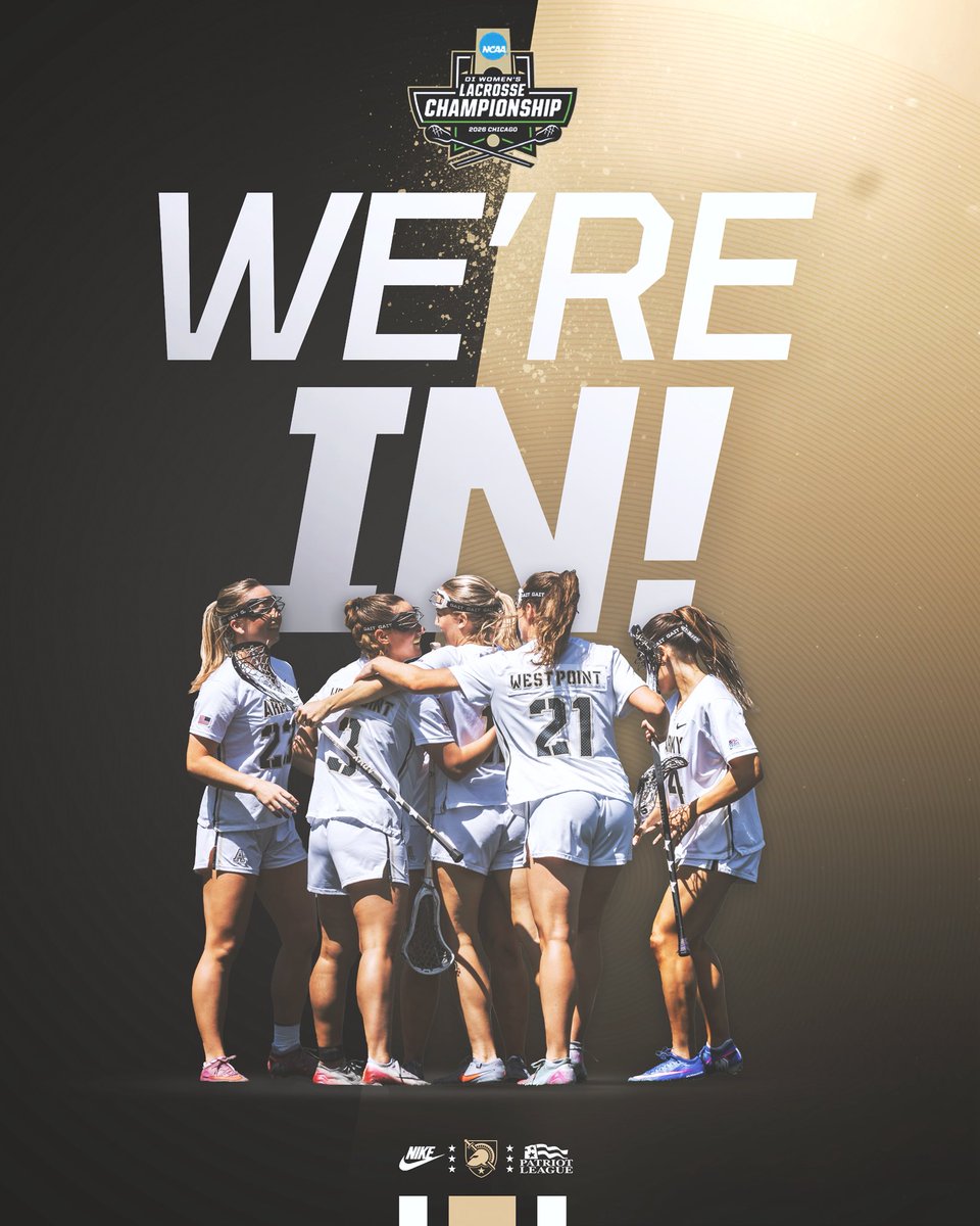 ArmyWP_WLax's tweet photo. WE’RE IN!!!

We are playing Fairfield on Friday May 8 at 6pm in Baltimore, MD

#GoArmy https://t.co/Tb5Osbw9bn