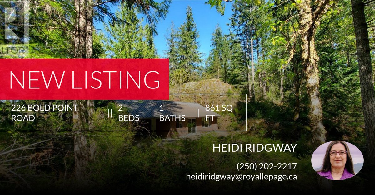 Quadrahome4sale's tweet photo. 📍 New Listing 📍 Take a look at this fantastic new property that just hit the market located at 226 Bold Point Road in Quadra Island. Reach out here or at (250) 202-2217 for more information

Heidi Ridgw... https://t.co/LJxmDk7Lei https://t.co/TBGjG6omdJ