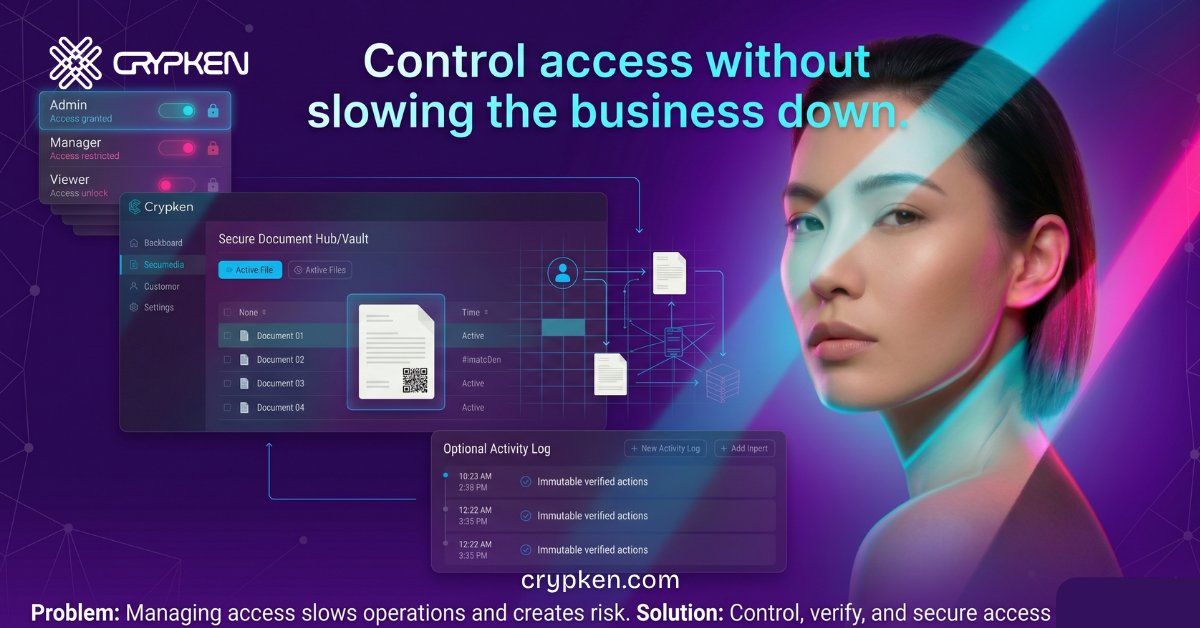 Crypkenofficial's tweet image. Control access without slowing work.
Secure and efficient.
Explore more at crypken.com

#MYVault #Enterprise #Blockchain #iAvatr  #Engagement #iavatar #FutureOfWork #crypken #corporate #sales