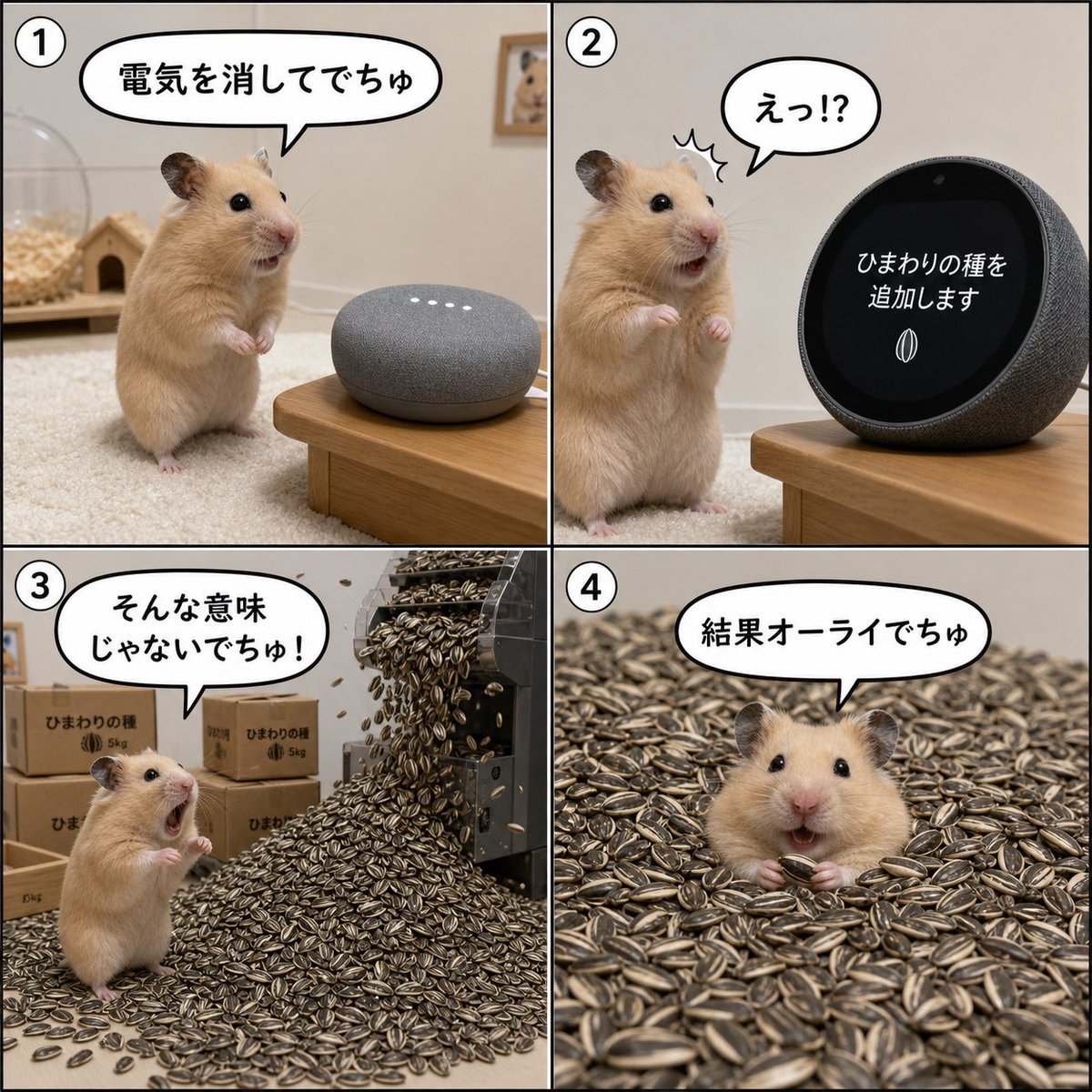 AIハムスターむぎちゃ♂🐹 tweet media