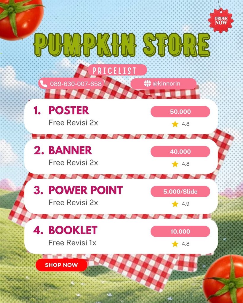 🥧 Pumpkin's • Joki Design ⋆౨ৎ˚⟡˖ ࣪ tweet media