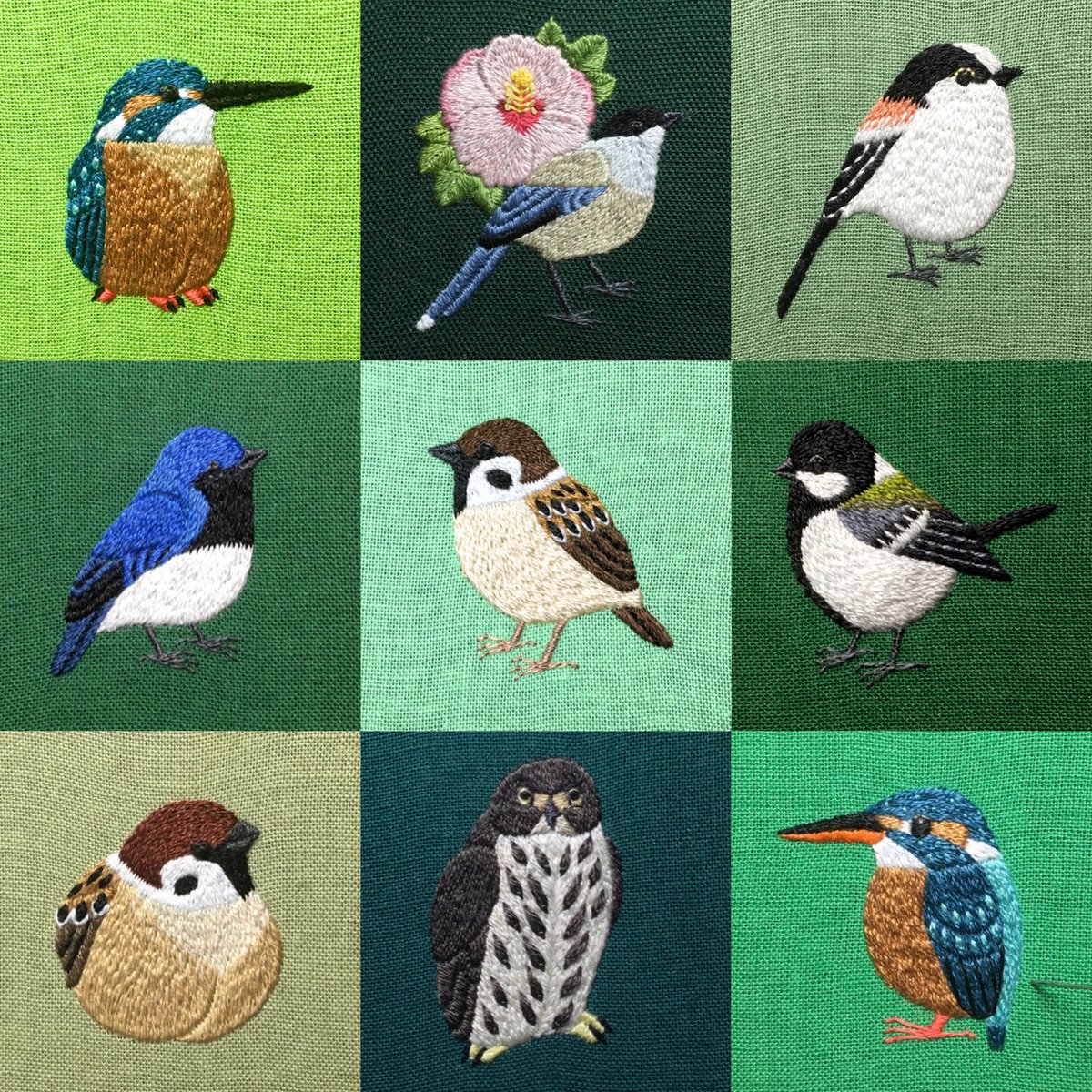 Nunomushi／いきもの刺繍作家 tweet media