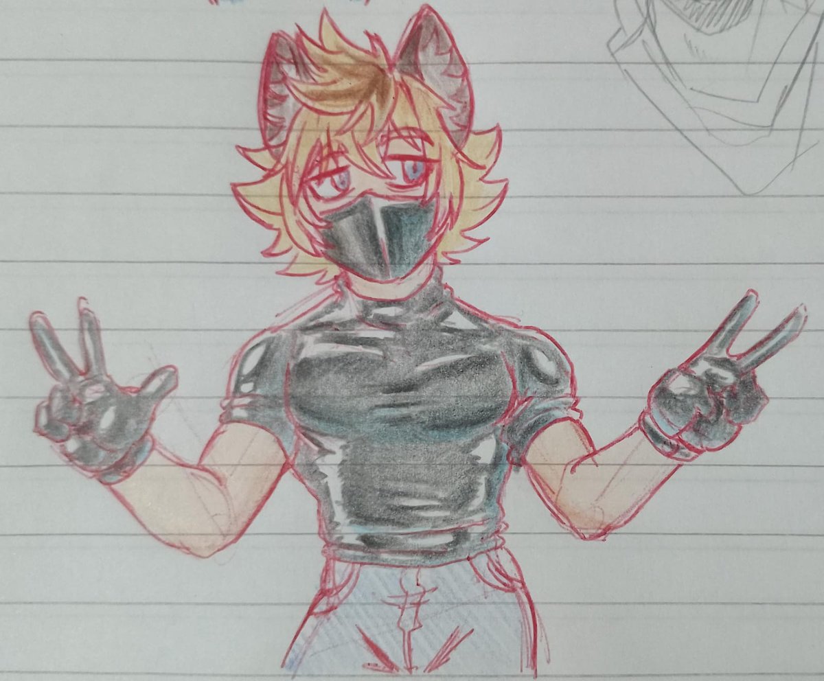 idrawiguess34's tweet photo. Ruggie doodle in latex

#twistedwonderland #latex #latexshirt #latexgloves #latexclothes #colorpencils #facemask #maskedman #husbando #ruggiebucchi https://t.co/aShrXXucwZ
