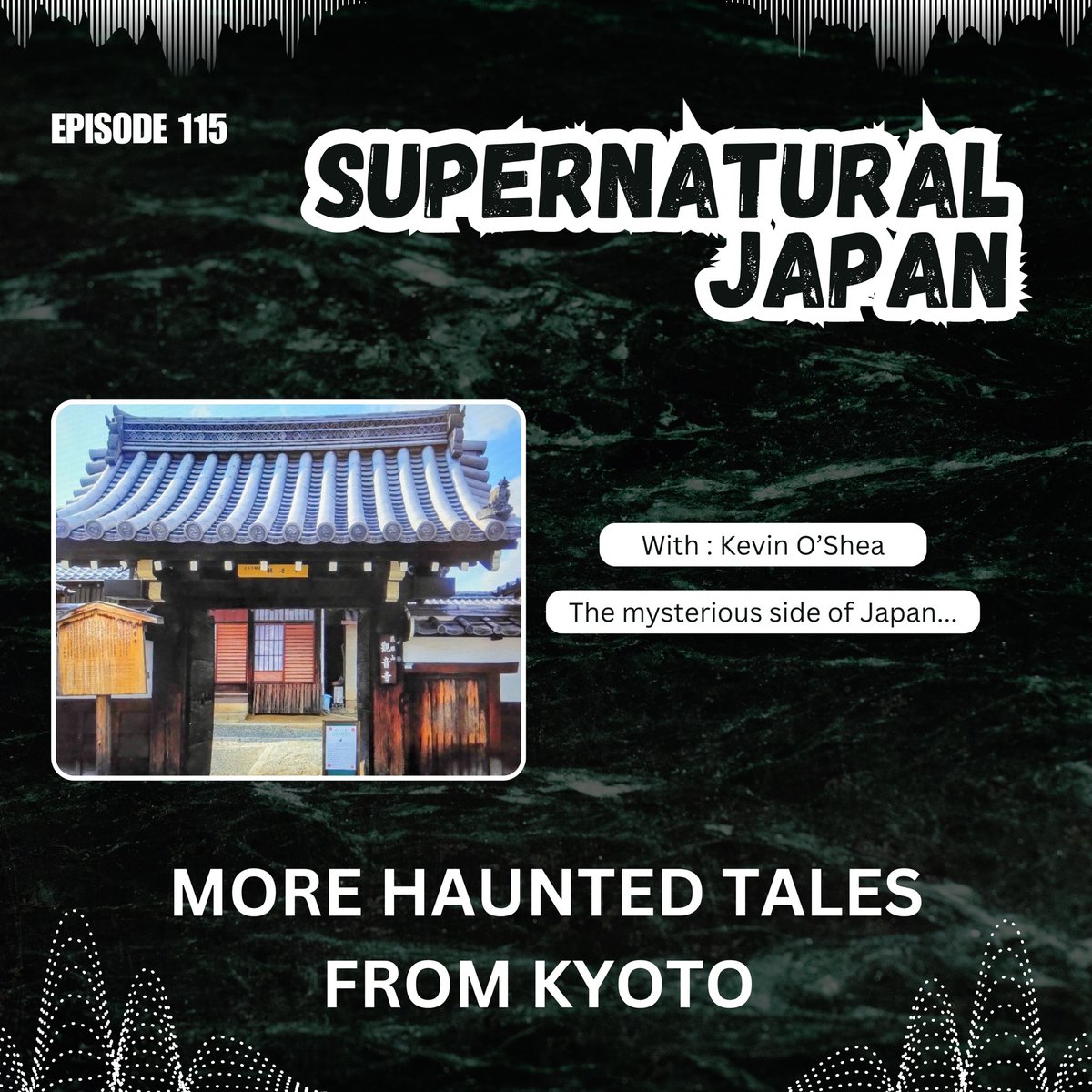 MadForMaple's tweet image. More Haunted Tales from Kyoto

NEW EPISODE - Supernatural Japan 🇯🇵 🎤 
Featuring guest - @pjacksonmusic 

Apple Podcasts:
podcasts.apple.com/us/podcast/mor…

#Japan #Kyoto #Japanese #travel #supernatural #haunted