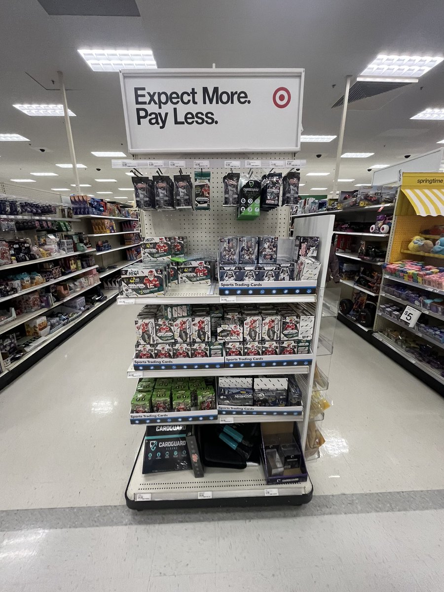 Oldhandsnewpack's tweet image. Target 5/2 - Came up empty on Pokemon X Target but looked at the card section - nothing I wanted in the regular section but found some Topps Chrome Football on an endcap #target #nfl #football #sportscards #pokemon