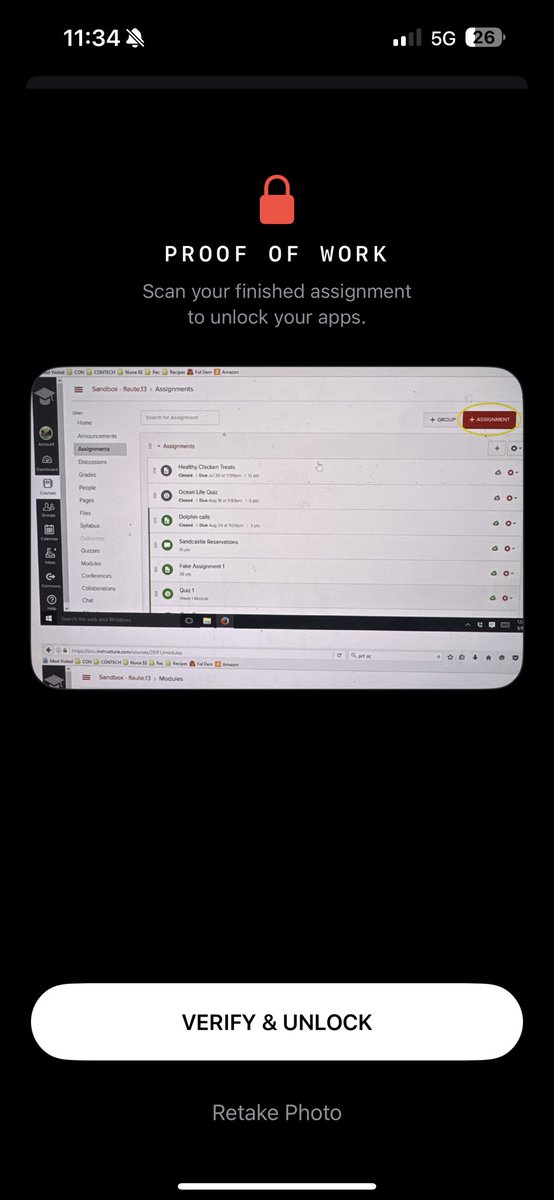 Tyler__Lewis_'s tweet image. Getting close to launching Workmaxing!! 
it’s an app that allows you to lock distracting apps. Use a physical QR code to unlock or submit a photo of your completed canvas assignment to unlock!!

#buildinpublic #focus #student