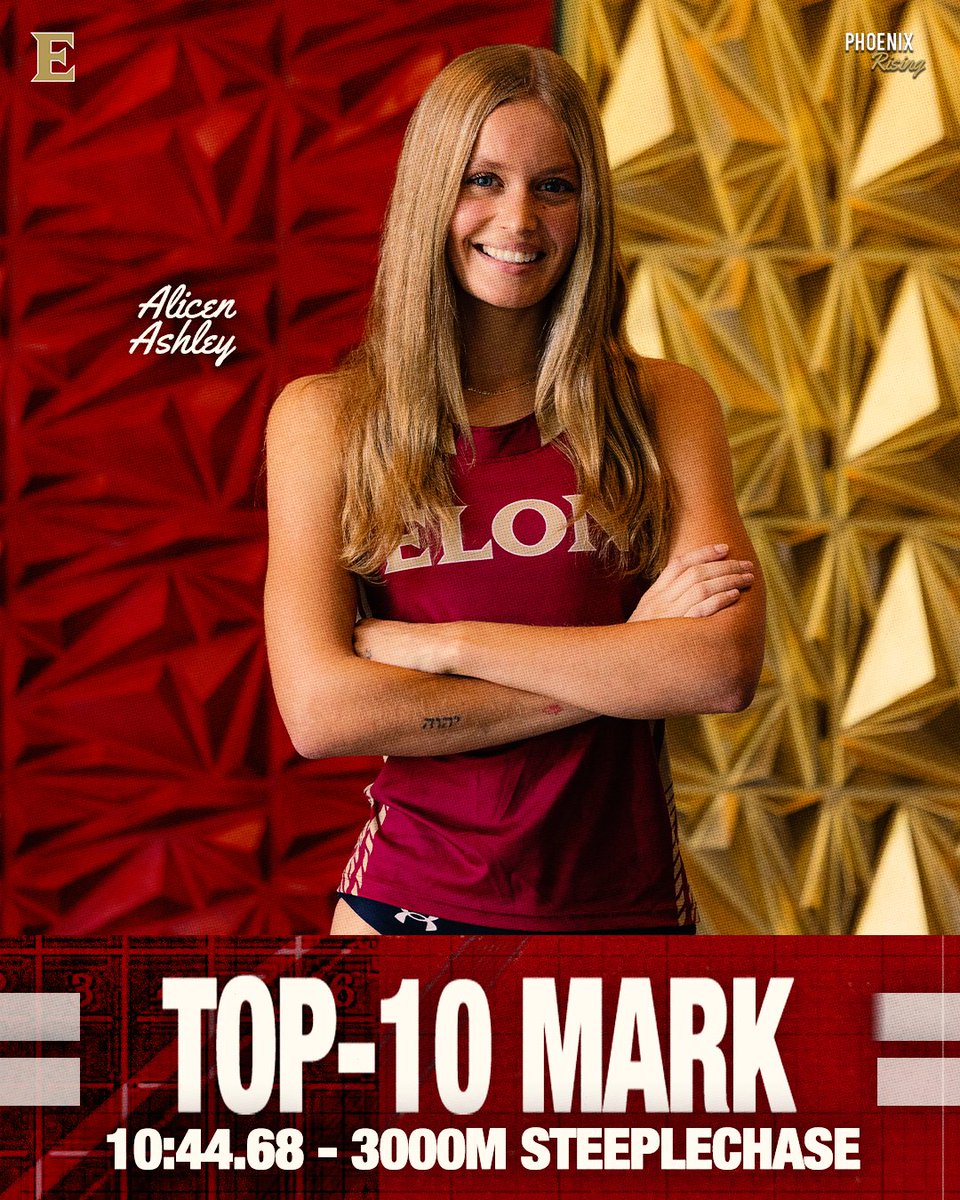 ElonXCTF's tweet image. Alicen Ashley moves to No. 7 in program history with a 10:44.68 in the 3000m steeplechase!

#PhoenixRising