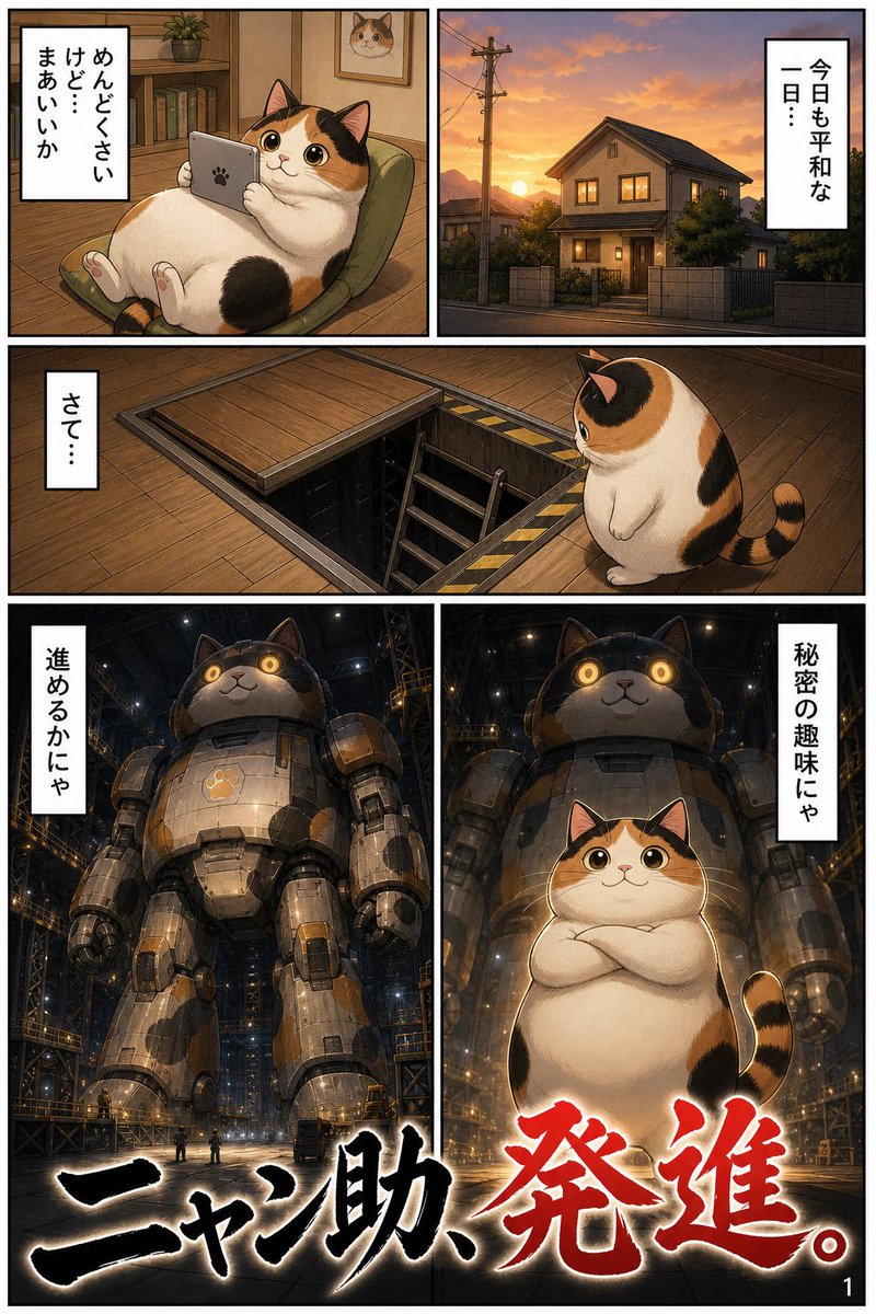 Aiにゃん 出品 CodexでAI漫画を作れるプロンプトを作ってもらいました。 そのあとC