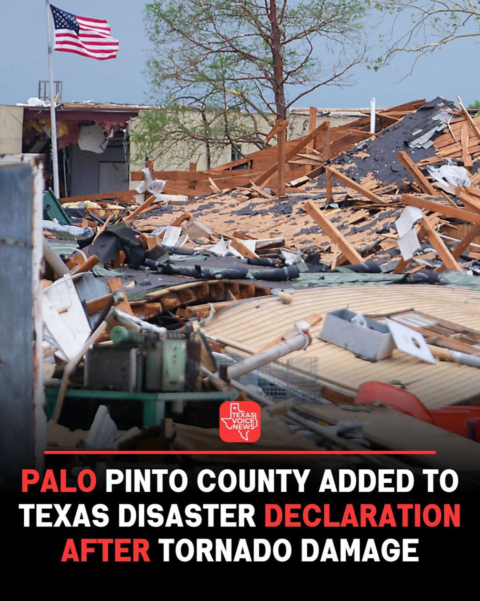 fulbtc's tweet photo. Palo Pinto County has been included in a disaster declaration following significant tornado damage across the region. State officials are coordinating relief efforts to support affected communities, including infrastructure repair and emergency assistance. The declaration enables access to additional resources as recovery operations continue.

#TexasTornado #DisasterRelief #PaloPintoCounty #EmergencyResponse #WeatherNews