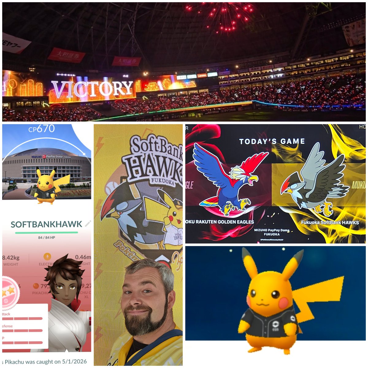 JT_Valor's tweet image. I had a great time at the Softbank Hawks game in Fukuoka! I hung out with friends, managed to get a Shiny, &amp;amp; even a background Hundo! It was a great 3 days!
#pokemon #pokemongo #japan