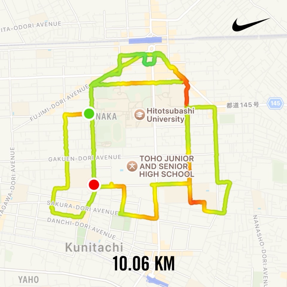 mojigumi's tweet photo. Nike⁠ Run Club アプリで 10kmを走りました #MayTheFourthBeWithYou https://t.co/w6vqrbuxtH