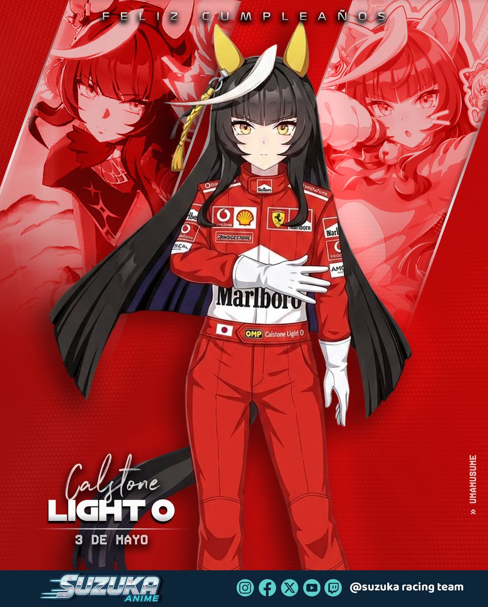 Suzuka_animeF1's tweet image. ¡Feliz cumple, Calstone Light O! 🐎⚡
Celebrando su prime del 2004 vistiendo el histórico traje de la Scuderia Ferrari, el año del dominio total del Káiser. ¡Una verdadera flecha roja lista para romper los cronómetros en cada sprint! 🏎️🔴

#UmaMusume #Ferrari #Schumacher #Suzuka