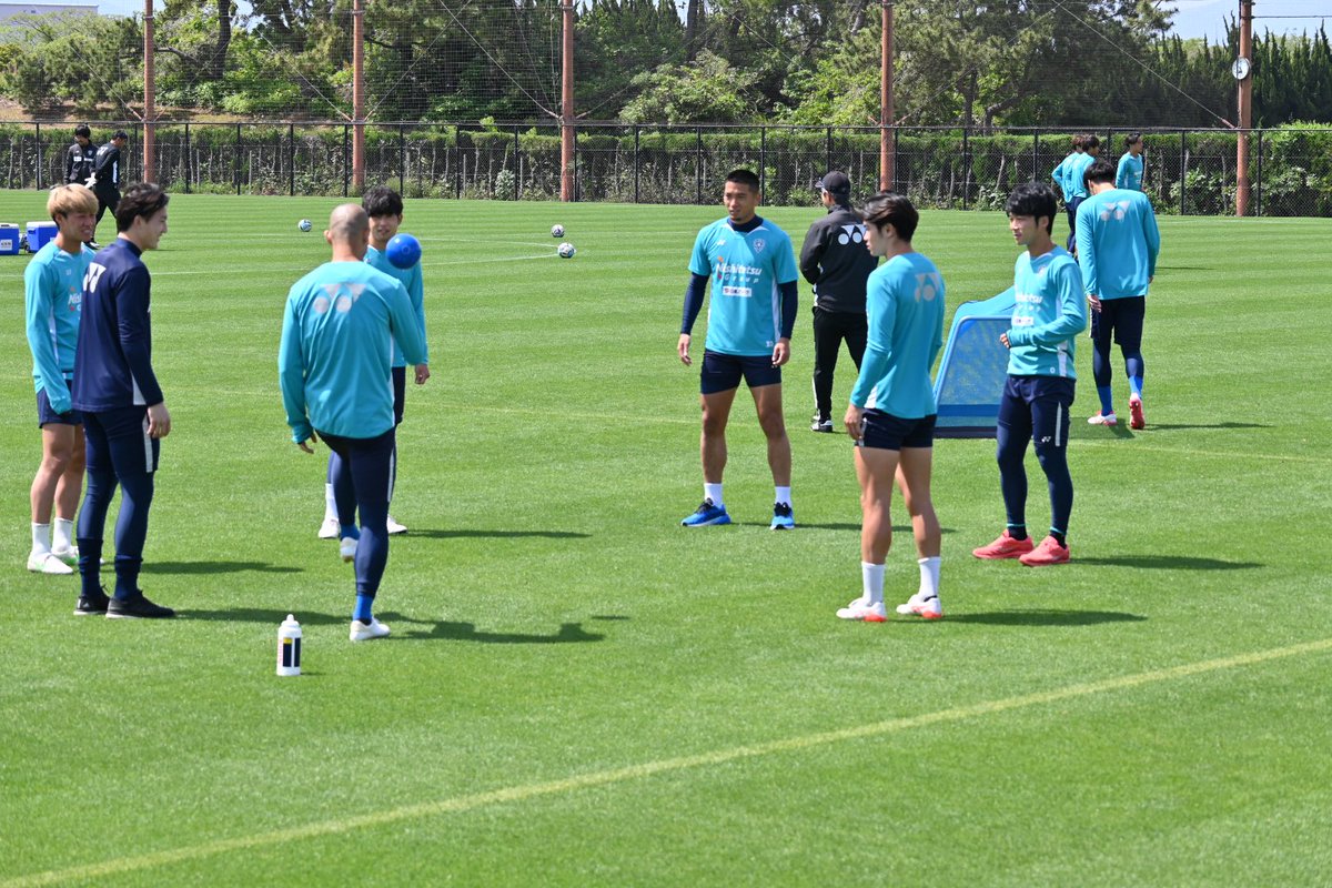 本日、メディア限定の練習公開です。 #avispa