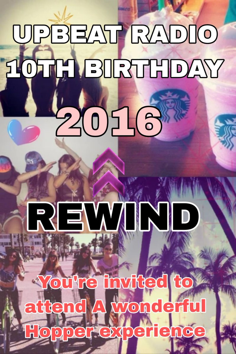 I hear Upbeat is throwing a birthday party for itself on 23 May and they asked me to play #2016 songs for them so I took the liberty of making this invite and making this show slay all day e'r  day.
live.upbeat.pw