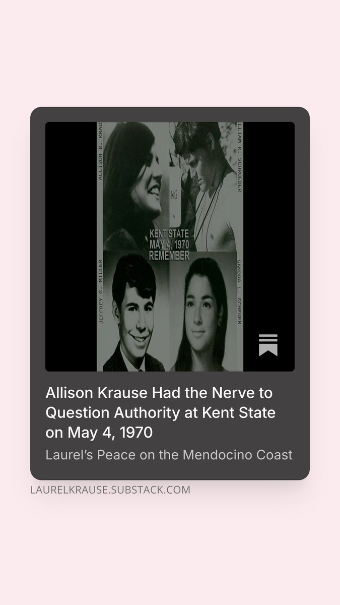 MendoCoast's tweet photo. For the 56th anniversary of the May 4, 1970 Kent State massacre, we share:
#CarlosJones speaking for #Allison's family at the 2019 #KentState commemoration: https://t.co/eq6OzgPpkW 
HEAR Carlos Jones sing his song "Truth and Justice (Kent State)" https://t.co/OJhOkMoBdh ☮️💟🌺 https://t.co/BByhcDJ1xB