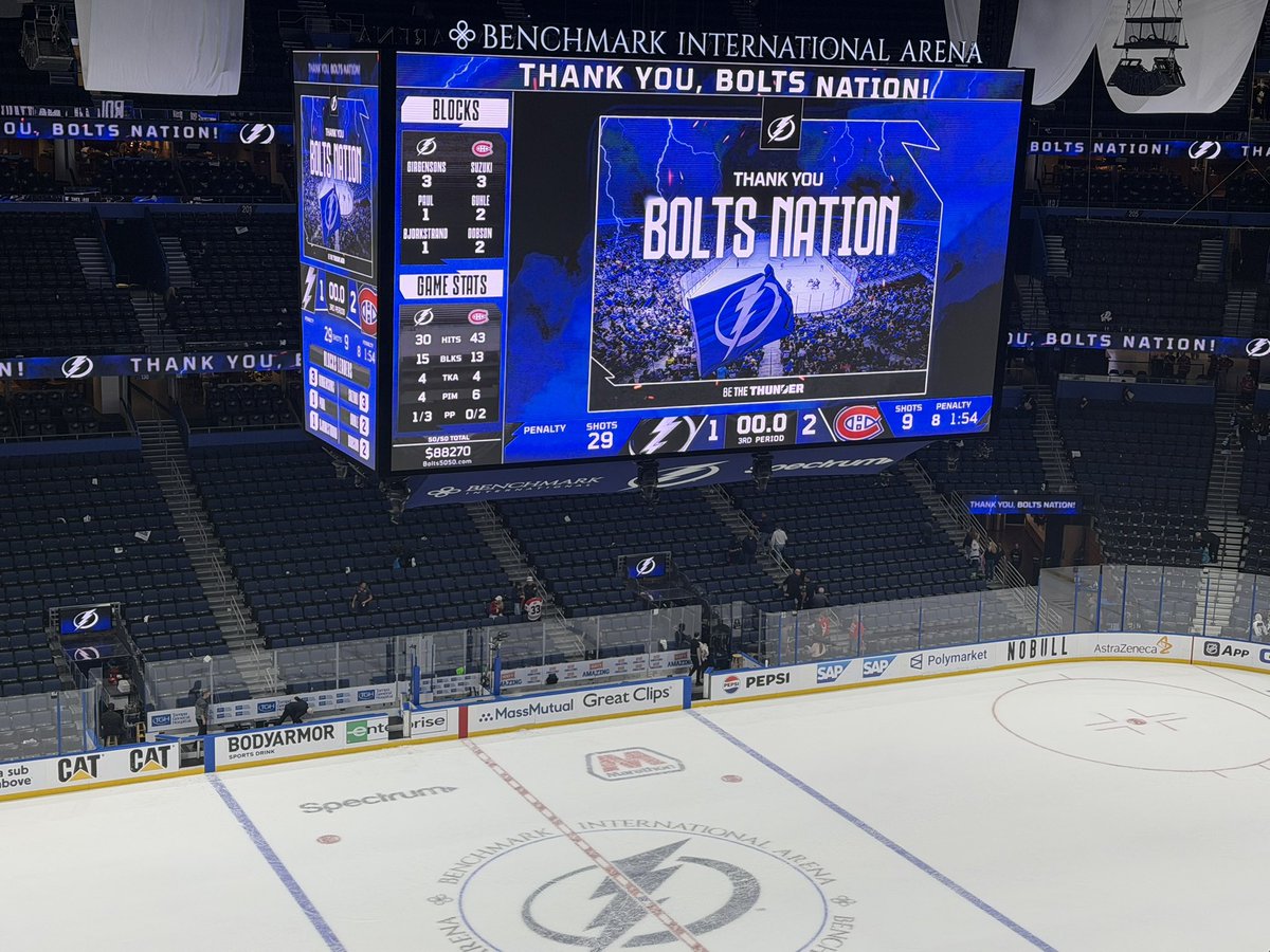 BoltReport_TB's tweet photo. And finally, THANK YOU to everyone who has liked, commented, shared or interacted with us in any way this season.

This was year #5 of The Bolt Report, and we had more fun than ever. @DanielJRicker and @MichaeljWax truly couldn’t do it without you all.

#StanleyCup | #GoBolts https://t.co/QoneMHpJKk