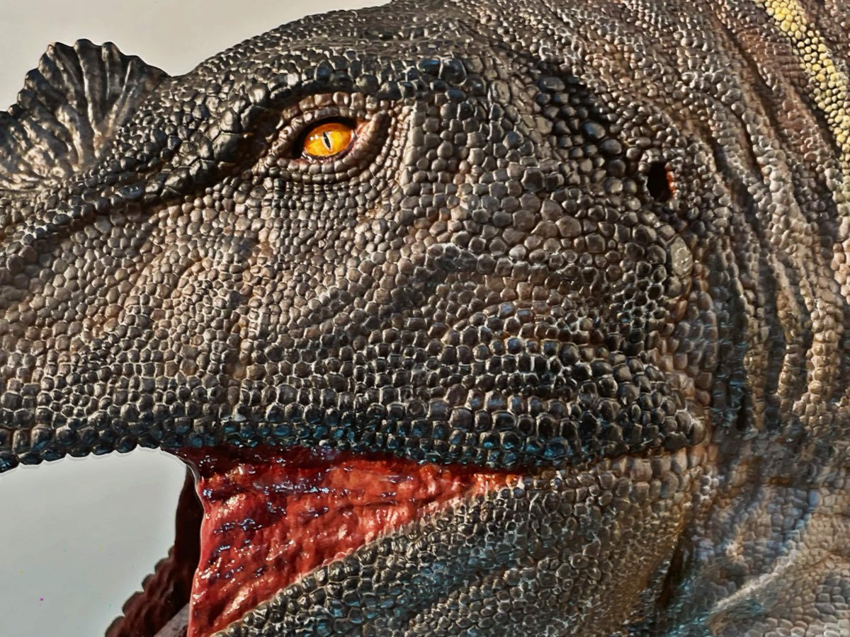 HarboStudio's tweet image. 스피노 도색 완성작입니다!

#dinosaur #Resin #figure #jurassic