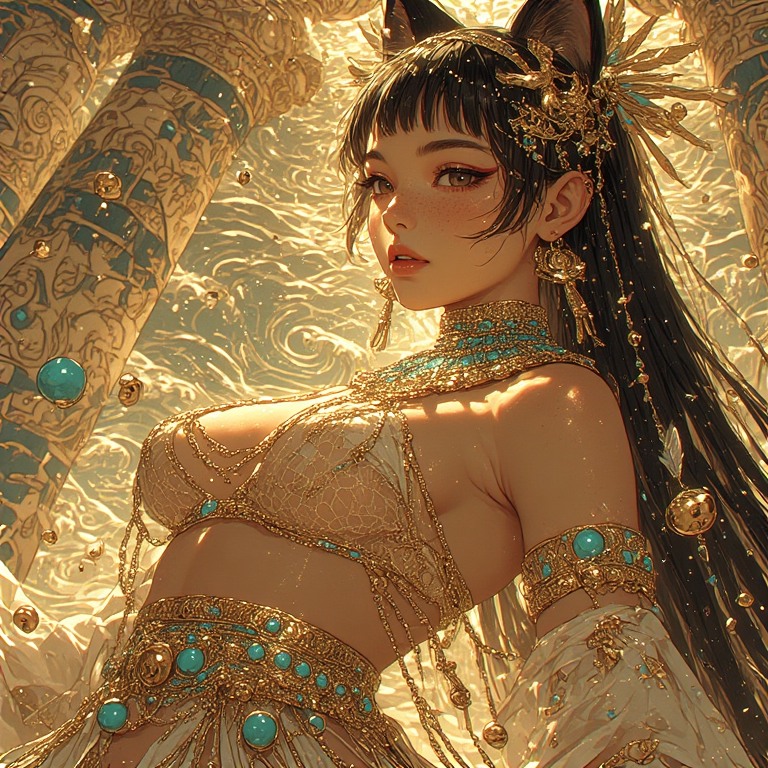 AI__PHY's tweet image. QT Something GOLD ✨️

#AIart #Aigirl #AIArtistCommunity #GenerativeAI #digitalart #SFW