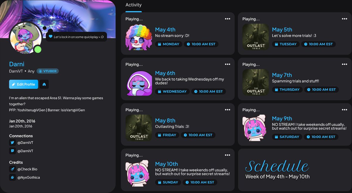 Darni 👽 Alien VTuber 🛸 tweet media