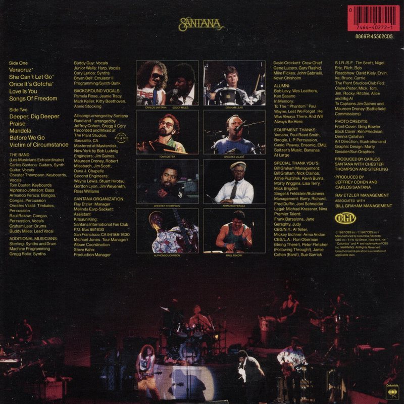 SANTANA "Freedom" (1987)

"Shangó" から１作品を挟んで５年が経過。トム・コスターとグレッグ・ローリーが復帰し、ベースがアルフォンソ・ジョンソンに交代。旧きと新しきを絶妙にブレンドしながらサンタナの前進は続く。

♪バディ・マイルズ（vo）がゲスト参加
youtu.be/oo5o4eav-BI?li…