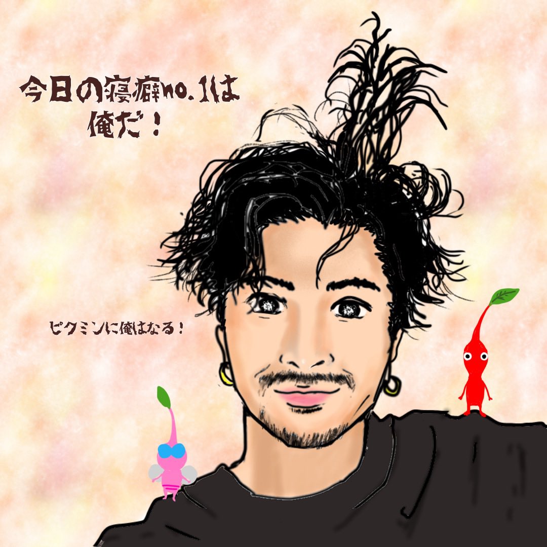 nonimimi's tweet image. 今日の寝癖no.1は俺だ

 #kinggnu