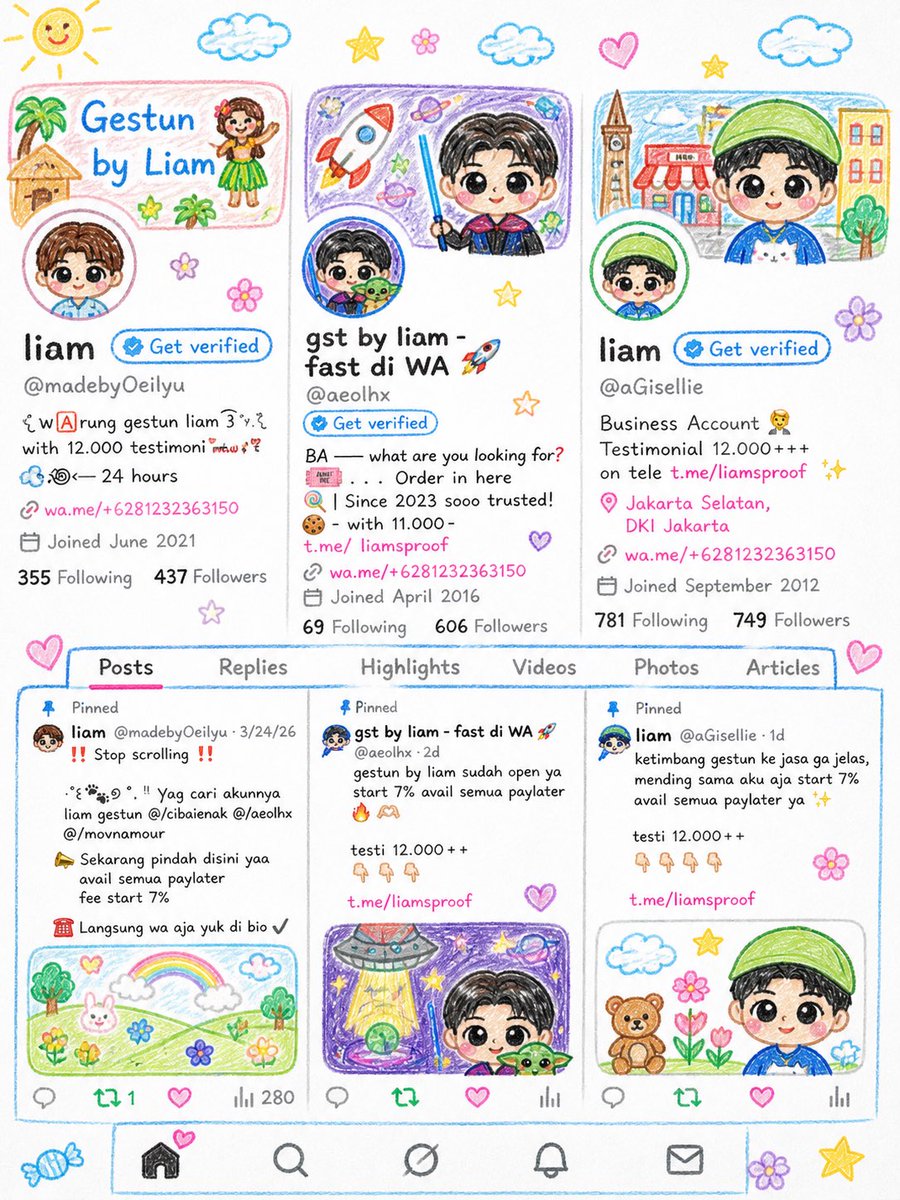 akun akun liam ini semua yaaa 😋🫶🏻