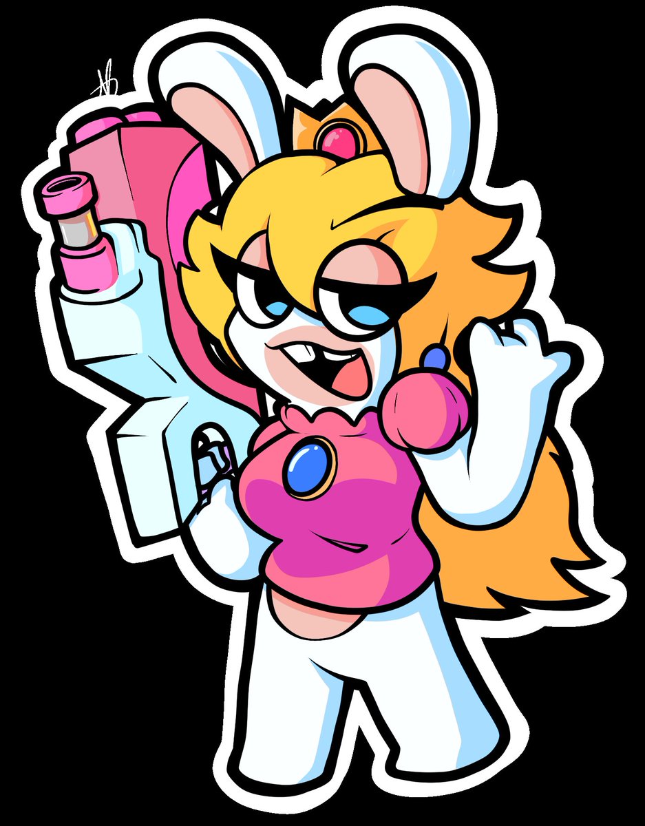 ILuvRabbidPeach's tweet photo. Artist: InkNyx

Loving the dark outlines on this one and she's rocking the Triple-Troll rifle from the Sparks Of Hope title! Pretty badass! https://t.co/entLOgwgX0