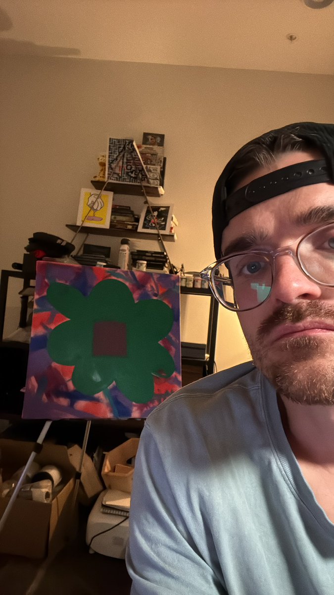 As much  as it looks like an elementary school art project now. I promise. I think I have a plan
