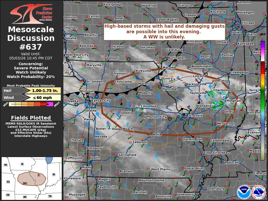 NWS Storm Prediction Center tweet media