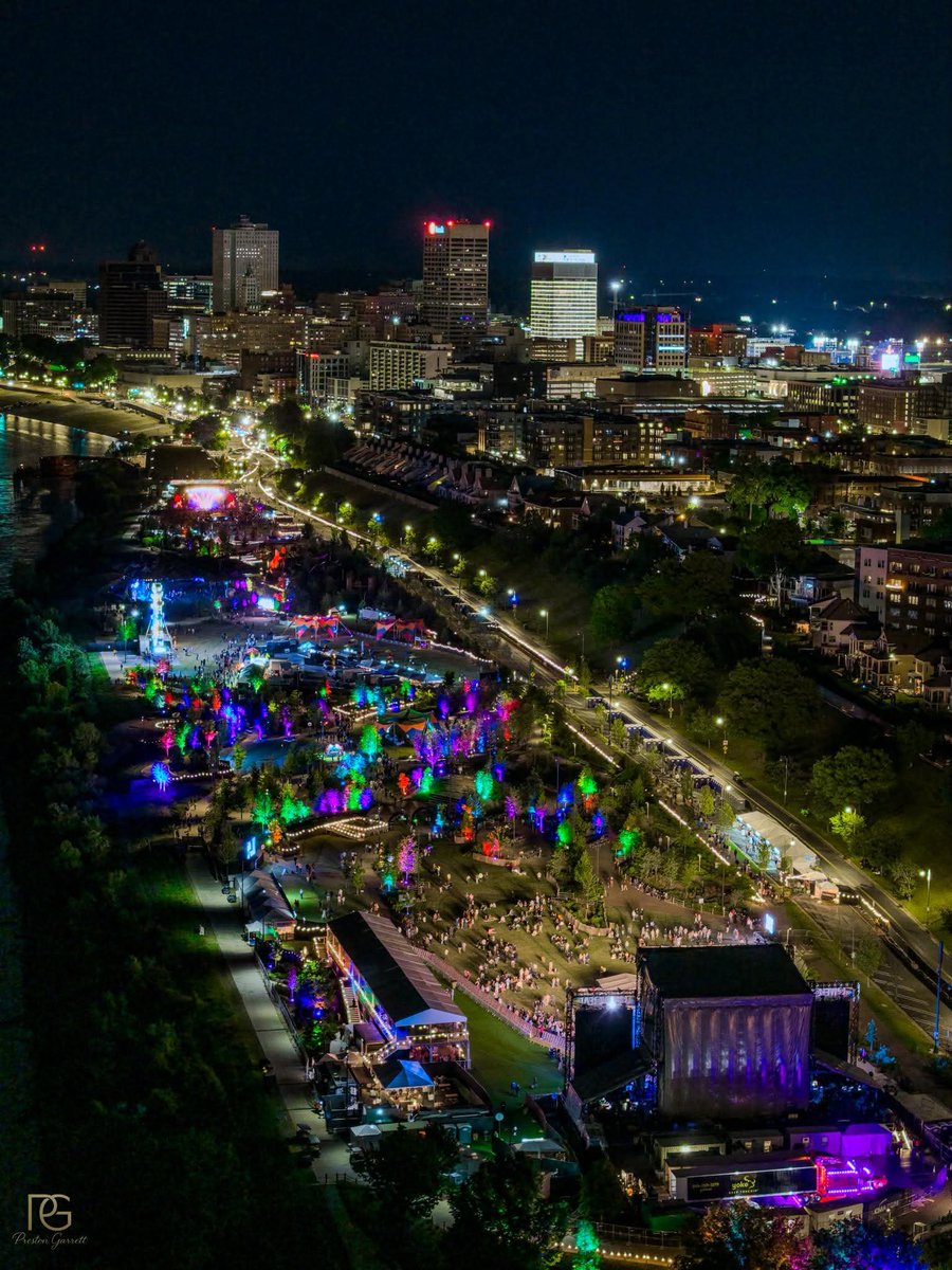 Infaredkillabee's tweet image. Busy weekend at the River Beat 🎵🎸#memphis