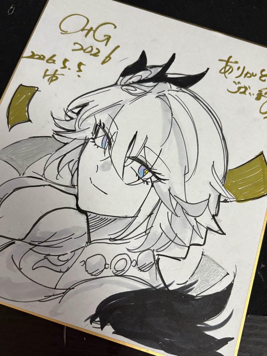 将軍描くのやっぱめっちゃ楽しい 
