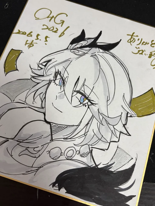将軍描くのやっぱめっちゃ楽しい 