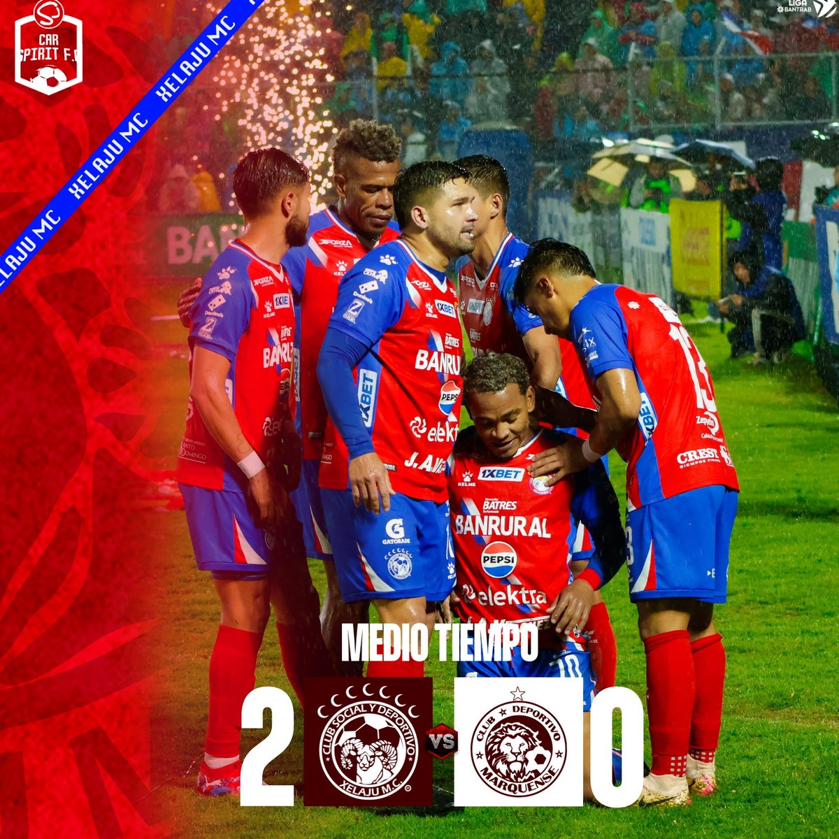 Xelaju_Oficial's tweet photo. 💙❤️ TERMINA EL PRIMER TIEMPO 🐑
Jair Jaen y Esteven Cárdenas anotaron por los Superchivos. 
⚽️ Xelajú MC 2-0 Marquense 
🏟️ Mario Camposeco 
⏰ 45'
🏆 Vuelta Cuartos de Final

¡Vamos Xelajú! 🐑⚽️

#XelajúMC #PasiónQueCrece #Clausura2026 ❤️💙⚽️🐑🏆👏🐑 https://t.co/ikhDkvJvxr