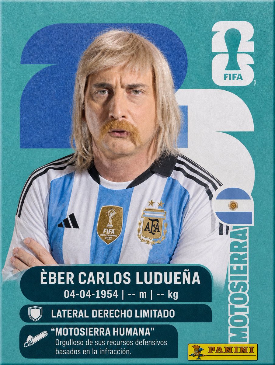 elrafiss's tweet image. Me tocó esta figu y no encuentro donde pegarla? #panini @EVERLUDUENA4