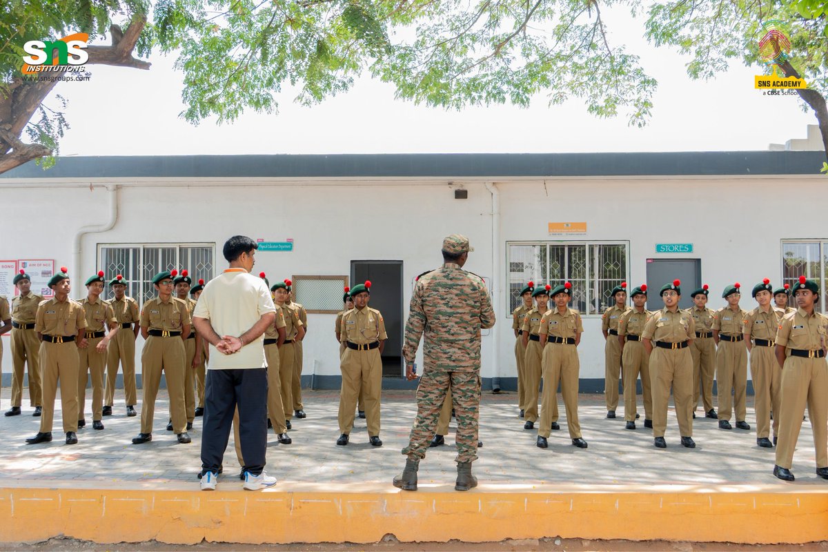 Proud moment for SNS Academy! NCC unit launched on Apr 17, 2026. 100 cadets begin their journey of discipline, leadership &amp; service 🇮🇳
#snsinstitutions #NCC #CadetLife