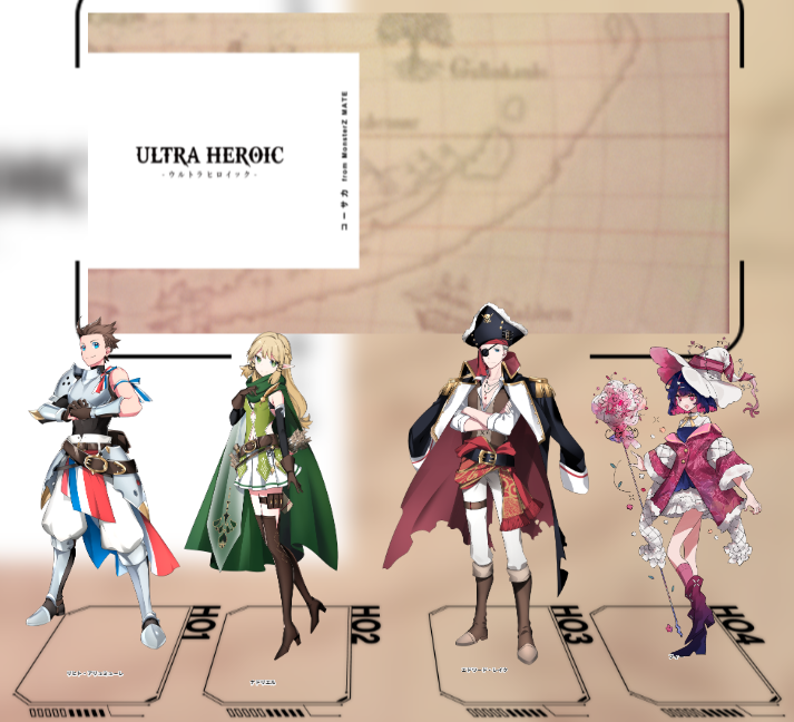 Mfj9SOUI28updmW's tweet photo. エモクロアTRPG
『ウルトラヒロイック』 4陣
DL…はこいぬ

PC/PL
HO勇者に至る：リヒト/koujiさん
HO片割れ：ナドリエル/あーやんさん
HO巷で噂のトリックスター：エドワード/有羽さん
HO世界最強の魔法使い：フィー/ちょこいちごさん

全生還！お疲れさまでした。 https://t.co/UZQTjSVQxA