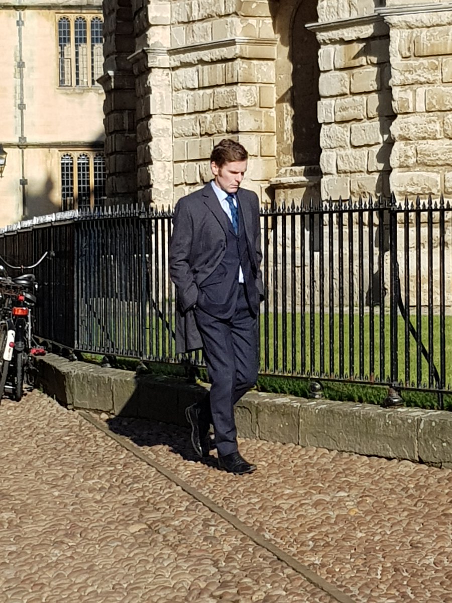 AButschko's tweet image. Filming for the 7th season of Endeavour in October 2019 in Oxford. #Endeavour #ShaunEvans #Oxford