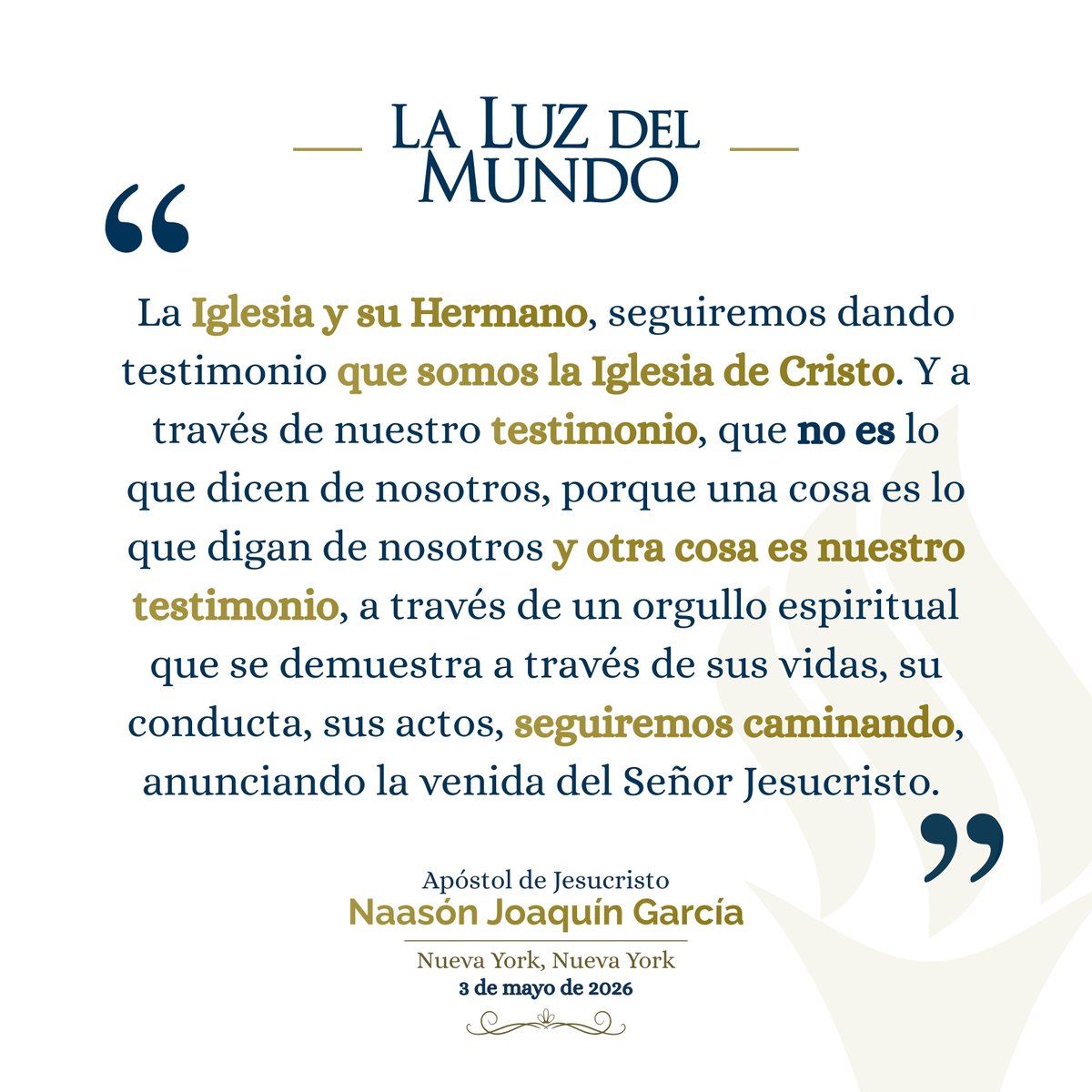 La Luz Del Mundo tweet media