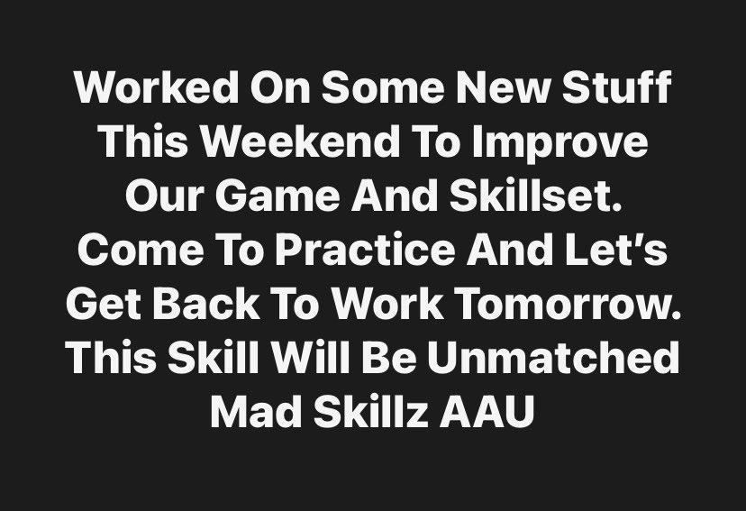 Mad Skillz AAU tweet media