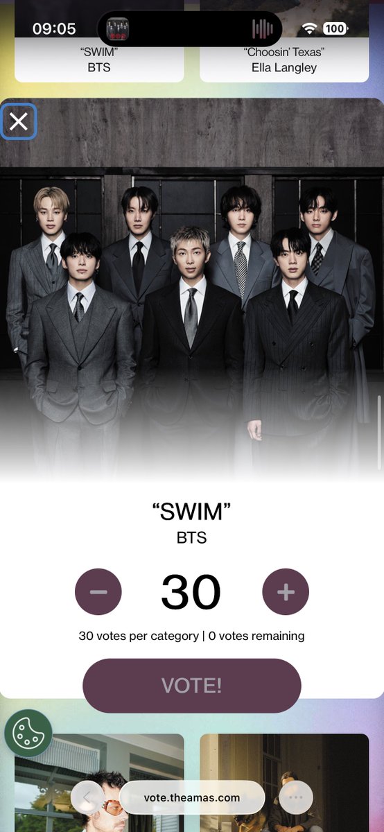 𝟭𝟯% ‎☆ SWIM #1 HOT 100🎉💜 tweet media