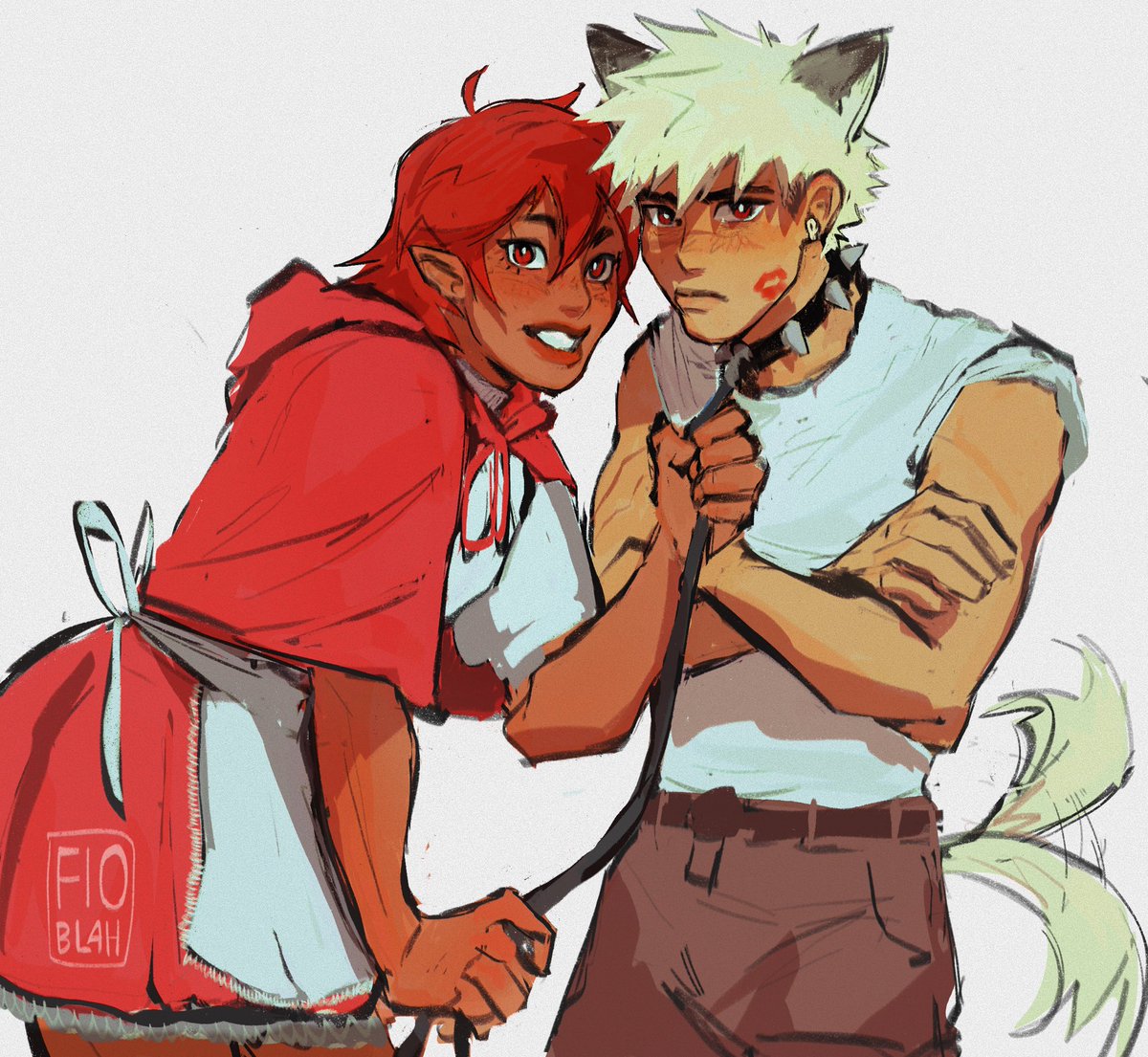 [bnha #kiribaku #bakukiri]
she doesn’t bite! ..well she doesn’t bite a lot!! promise!