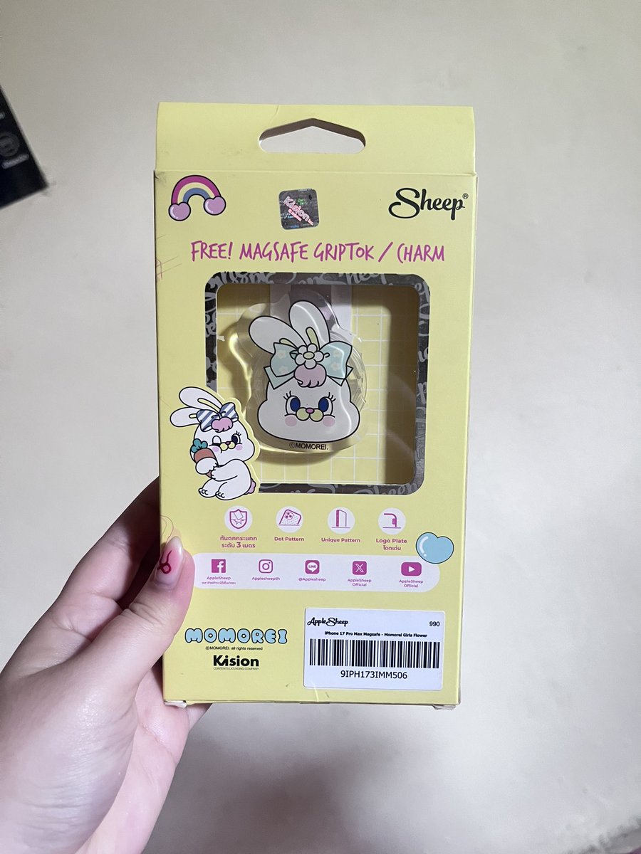 pmpxt00890's tweet image. ปล่อยต่อเคสapplesheep iPhone 17 promax เปิดออกมาดู 1 ครั้งยังไม่ได้ใช้

✅ 690 ส่งฟรี แถมฟิล์มให้อีก 1 อัน
สนใจทักเดมมาดูเพิ่มเติมได้เลยน้า

#เคสไอโฟน #apple #appleshppe #ไอโฟน17 #iphone #iphone17promax #ส่งต่อ #ส่งฟรี #มือสอง #ส่งต่อมือสอง #ตลาดนัดเคส